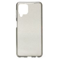 Чехол для Samsung SM-M225F (Galaxy M22) силиконовый с блестками <серо-прозрачный> ― OnlineBazar.su