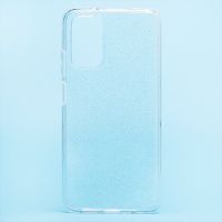 Чехол для Xiaomi Redmi 9T силиконовый с блестками <прозрачный> ― OnlineBazar.su