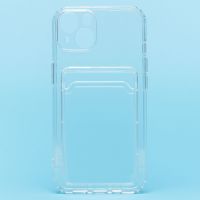 Чехол для Apple iPhone 13 силиконовый с картхолдером №2 <прозрачный> ― OnlineBazar.su