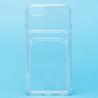 Чехол для Apple iPhone SE 2022 силиконовый с картхолдером №2 <прозрачный> ― OnlineBazar.su