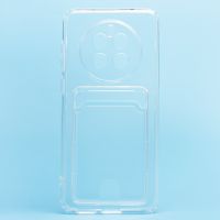 Чехол для Huawei Mate 50 силиконовый с картхолдером №2 <прозрачный> ― OnlineBazar.su