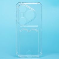 Чехол для Huawei Pura 80 Pro силиконовый с картхолдером №2 <прозрачный> ― OnlineBazar.su