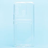 Чехол для Tecno Spark Go 2022 (KG5m) силиконовый с картхолдером №2 <прозрачный> ― OnlineBazar.su