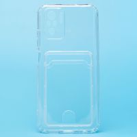 Чехол для Xiaomi Redmi Note 10S силиконовый с картхолдером №2 <прозрачный> ― OnlineBazar.su