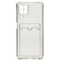 Чехол для Samsung SM-M225F (Galaxy M22) силиконовый с картхолдером <черный> ― OnlineBazar.su