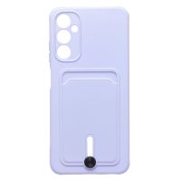 Чехол для Samsung SM-A057F (Galaxy A05s) силиконовый с картхолдером №4 <светло-фиолетовый> ― OnlineBazar.su