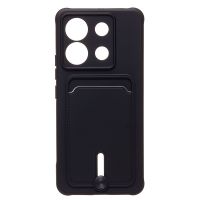Чехол для Xiaomi 23122PCD1G силиконовый с картхолдером №4 <черный> ― OnlineBazar.su