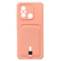 Чехол для Xiaomi 22120RN86G силиконовый с картхолдером №4 <светло-розовый> ― OnlineBazar.su