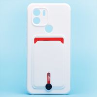 Чехол для Xiaomi 220733SG силиконовый с картхолдером №4 <белый> ― OnlineBazar.su