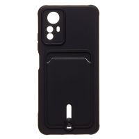 Чехол для Xiaomi 23030RAC7Y силиконовый с картхолдером №4 <черный> ― OnlineBazar.su