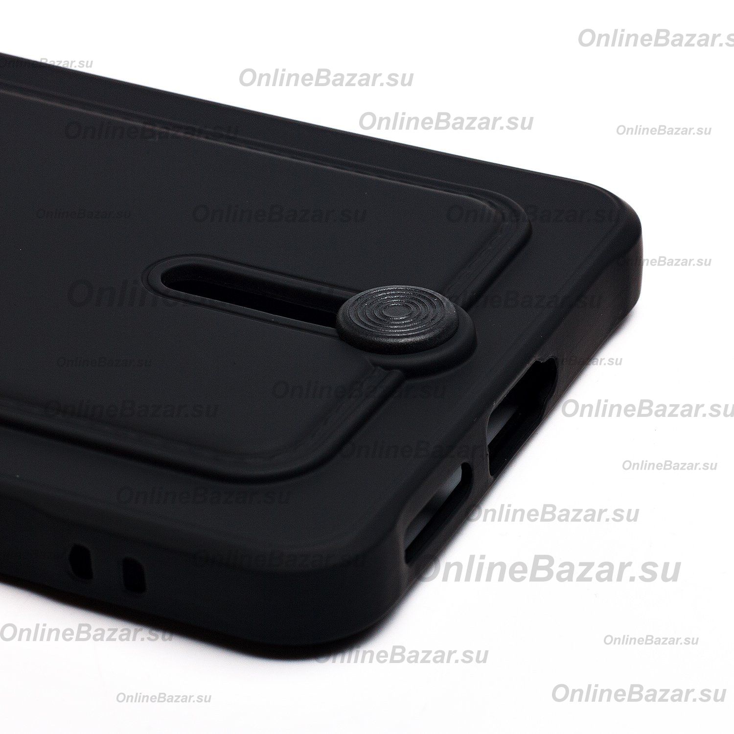 Чехол для Xiaomi 24117RN760 силиконовый с картхолдером №4 <черный> ― OnlineBazar.su