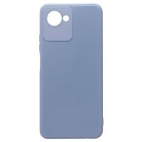 Чехол для Realme C30 силиконовый матовый №8 <синий> ― OnlineBazar.su