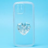 Чехол для Xiaomi Redmi A1 силиконовый с попсокетом сердце <прозрачный> ― OnlineBazar.su