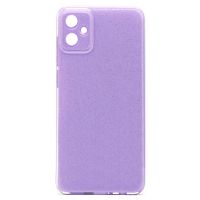 Чехол для Samsung SM-A055F (Galaxy A05) силиконовый с блестками №3 <светло-фиолетовый> ― OnlineBazar.su