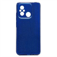 Чехол для Xiaomi 22127PC95I силиконовый с блестками №3 <синий> ― OnlineBazar.su
