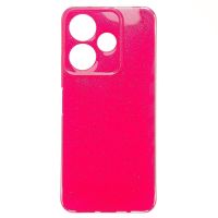 Чехол для Xiaomi 24040RN64Y силиконовый с блестками №3 <розовый> ― OnlineBazar.su