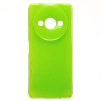 Чехол для Xiaomi Redmi A3 силиконовый с блестками №3 <светло-зеленый> ― OnlineBazar.su