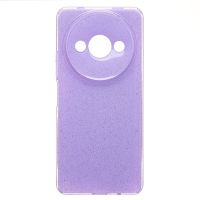 Чехол для Xiaomi 23129RN51X силиконовый с блестками №3 <светло-фиолетовый> ― OnlineBazar.su