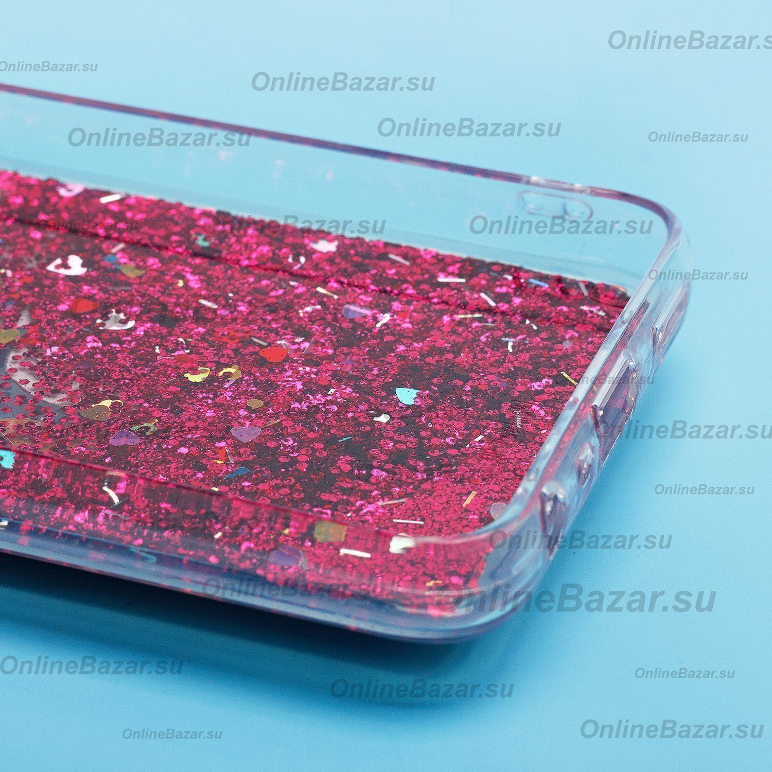 Чехол для Oppo A96 силиконовый 3D игрушки <бордовый> ― OnlineBazar.su