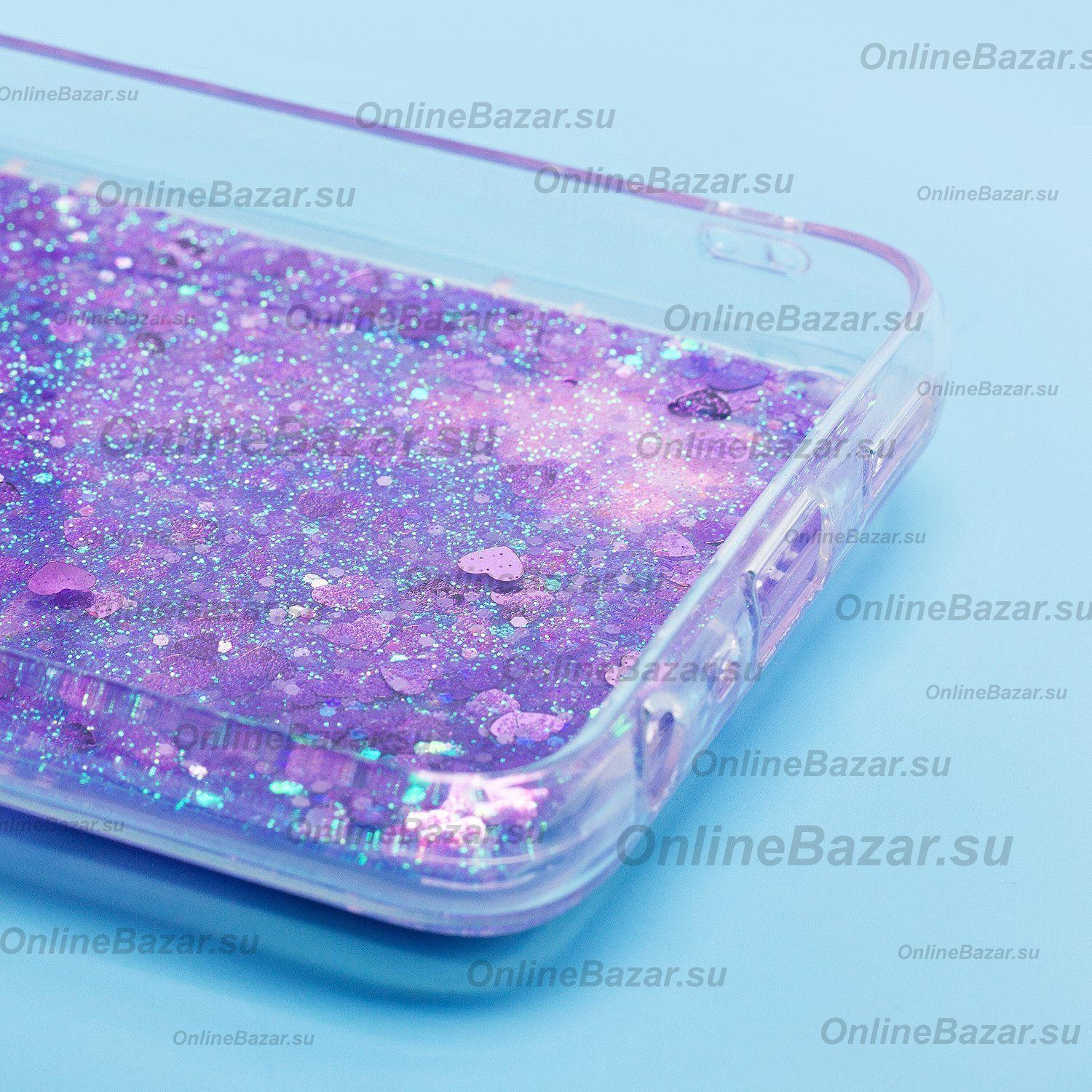 Чехол для Oppo A96 силиконовый 3D игрушки <фиолетовый> ― OnlineBazar.su