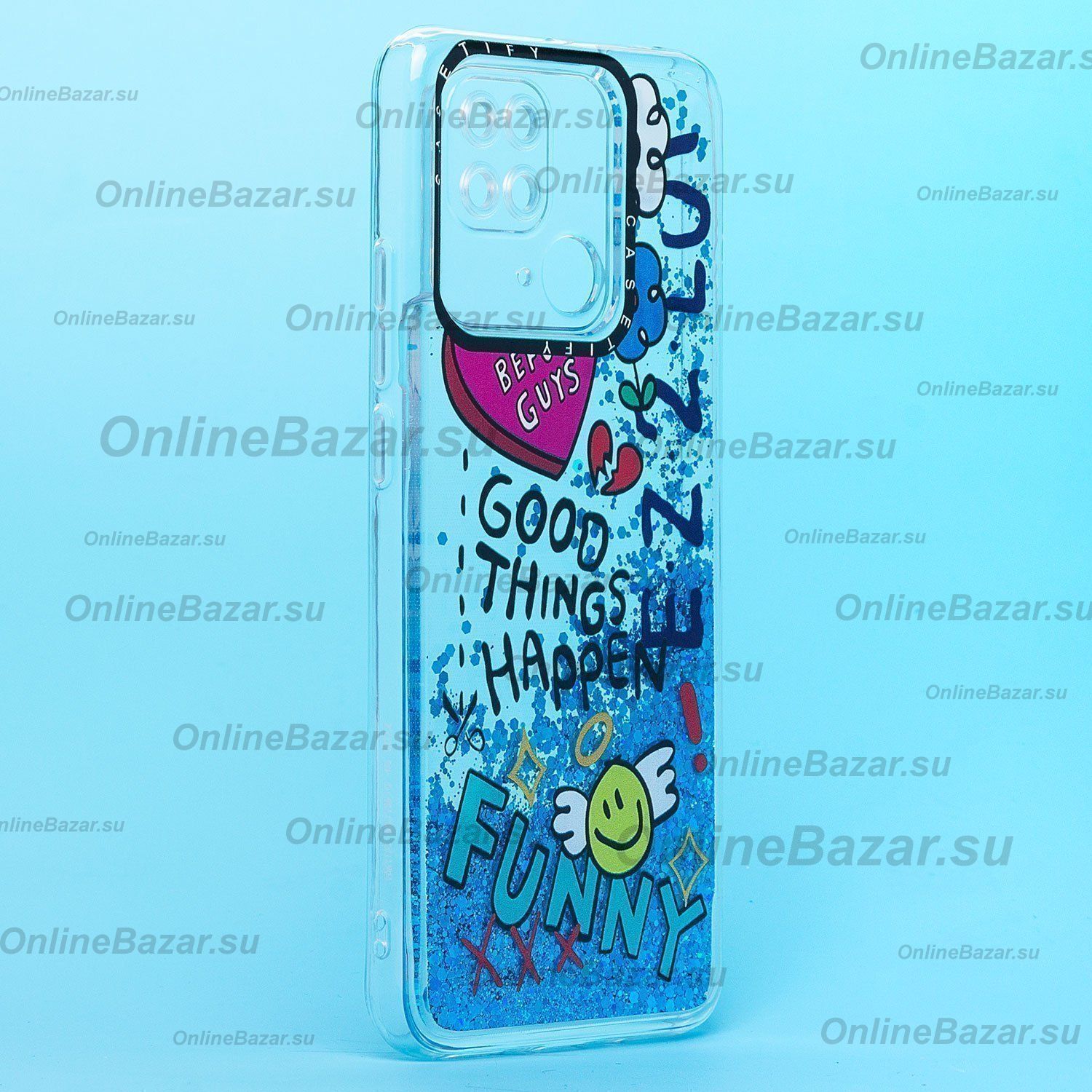 Чехол для Xiaomi Redmi 10C силиконовый (рис. 334/003) ― OnlineBazar.su