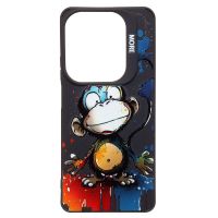 Чехол для Infinix Hot 40 Pro (X6837) силиконовый (рис. 335/обезьяна) <черный> ― OnlineBazar.su