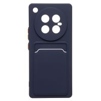 Чехол для Infinix Zero 40 5G (X6861) силиконовый с картхолдером №9 <темно-синий> ― OnlineBazar.su