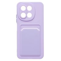 Чехол для Tecno Spark 30 5G (KL8) силиконовый с картхолдером №9 <светло-фиолетовый> ― OnlineBazar.su