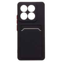 Чехол для Xiaomi 2406APNFAG силиконовый с картхолдером №9 <черный> ― OnlineBazar.su