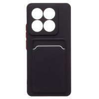 Чехол для Xiaomi 2407FPN8EG силиконовый с картхолдером №9 <черный> ― OnlineBazar.su