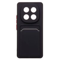 Чехол для Xiaomi Poco X7 силиконовый с картхолдером №9 <черный> ― OnlineBazar.su