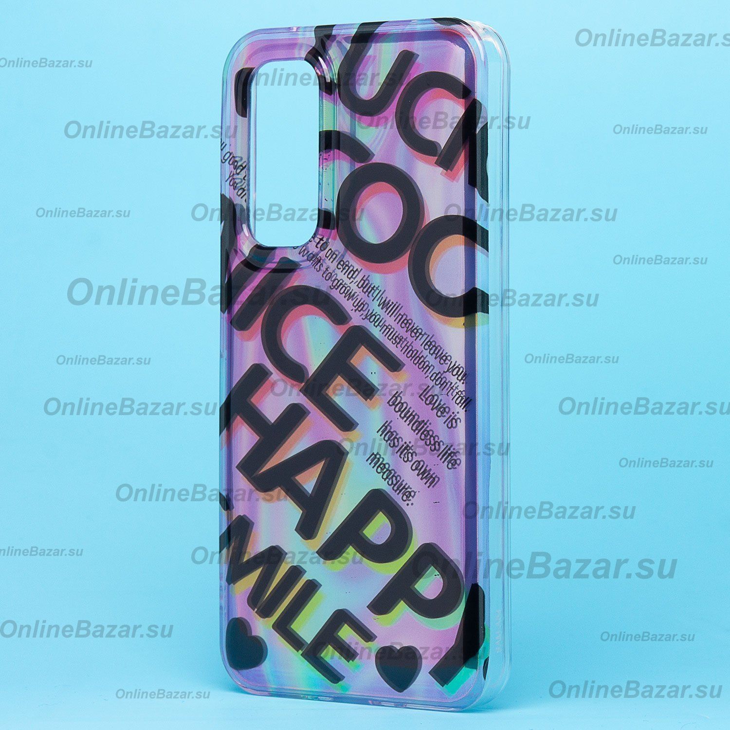 Чехол для Samsung SM-A546E (Galaxy A54 5G) силиконовый (рис. 339) <фиолетовый> ― OnlineBazar.su