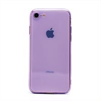 Чехол для Apple iPhone SE 2022 силиконовый глянцевый №3 <фиолетовый> ― OnlineBazar.su