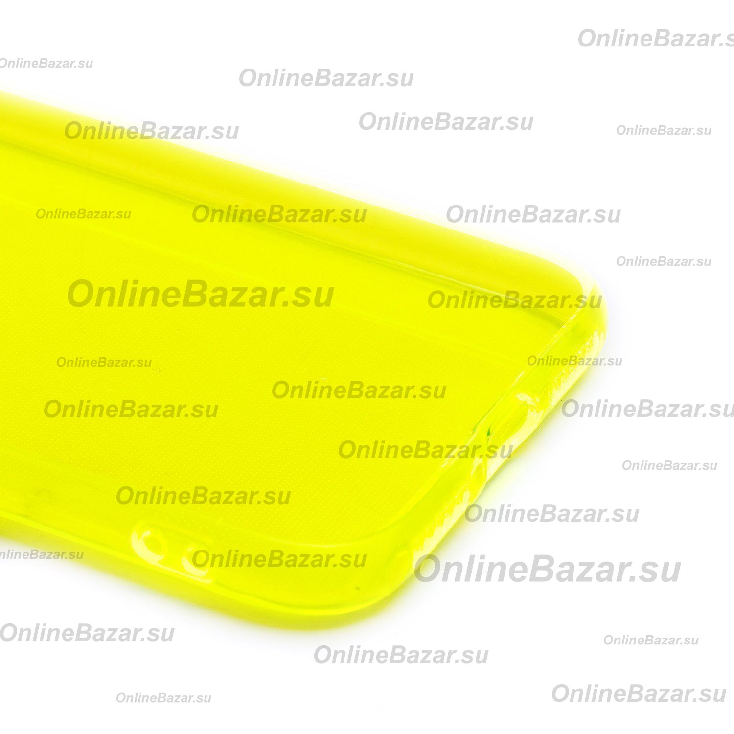 Чехол для Apple iPhone SE 2022 силиконовый глянцевый №3 <желтый> ― OnlineBazar.su
