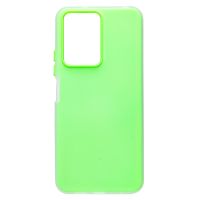 Чехол для Xiaomi 23021RAA2Y силиконовый матовый №10 <зеленый> ― OnlineBazar.su