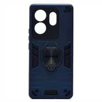 Чехол для Infinix Zero 30 (X6731B) силиконовый противоударный с кольцом <синий> ― OnlineBazar.su