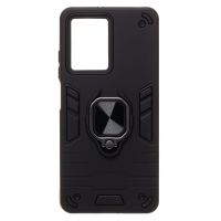Чехол для Xiaomi 22101320G силиконовый противоударный с кольцом <черный> ― OnlineBazar.su