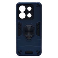 Чехол для Xiaomi Redmi Note 13 Pro 5G силиконовый противоударный с кольцом <синий> ― OnlineBazar.su