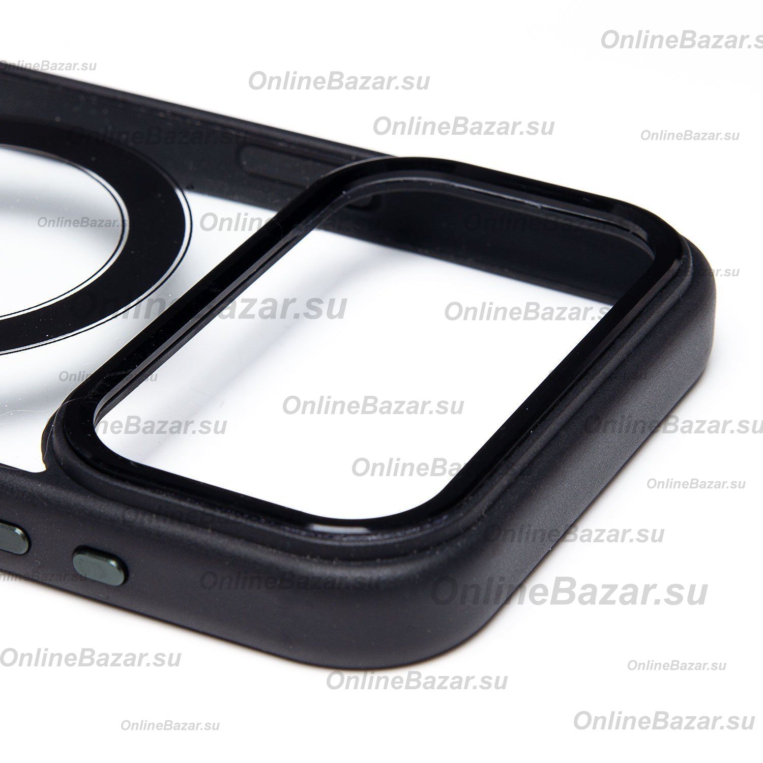 Чехол для Apple iPhone 17 Pro Max пластиковый MagSafe <черный> ― OnlineBazar.su
