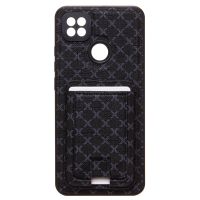 Чехол для Xiaomi M2006C3MG силиконовый с картхолдером №8 <черный> ― OnlineBazar.su