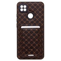 Чехол для Xiaomi M2006C3MG силиконовый с картхолдером №8 <коричневый> ― OnlineBazar.su