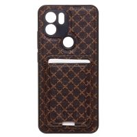 Чехол для Redmi A1 силиконовый с картхолдером №8 <коричневый> ― OnlineBazar.su