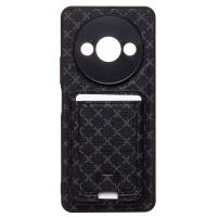 Чехол для Xiaomi 23129RN51X силиконовый MagSafe с картхолдером №8 <черный> ― OnlineBazar.su