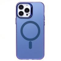 Чехол для Apple iPhone 13 Pro Max силиконовый MagSafe №5 <синий> ― OnlineBazar.su