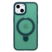 Чехол для Apple iPhone 13 силиконовый MagSafe с подставкой <зеленый> ― OnlineBazar.su