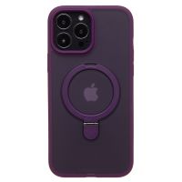 Чехол для Apple iPhone 13 Pro Max силиконовый MagSafe с подставкой <фиолетовый> ― OnlineBazar.su