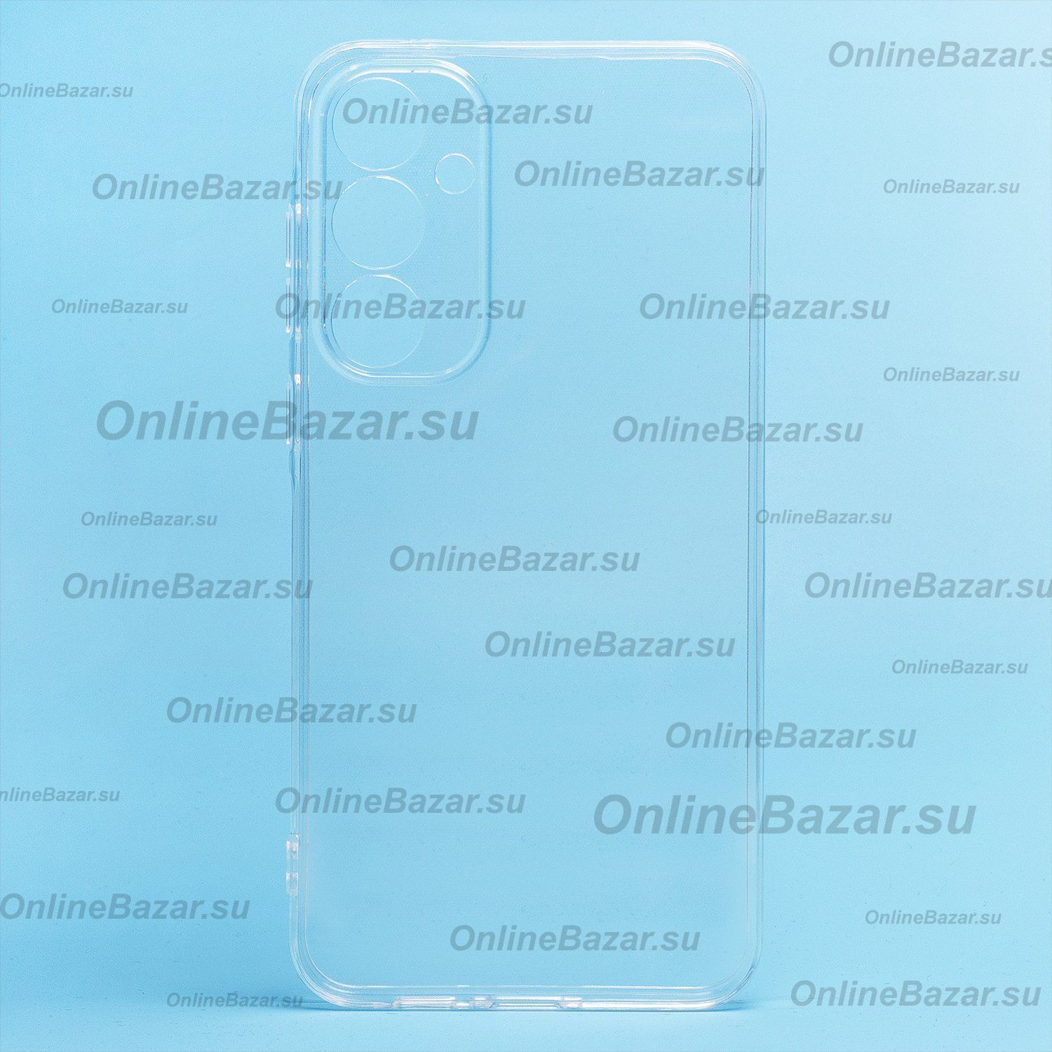 Чехол для Samsung SM-A556E (Galaxy A55 5G) силиконовый (0,9 mm) <прозрачный> ― OnlineBazar.su