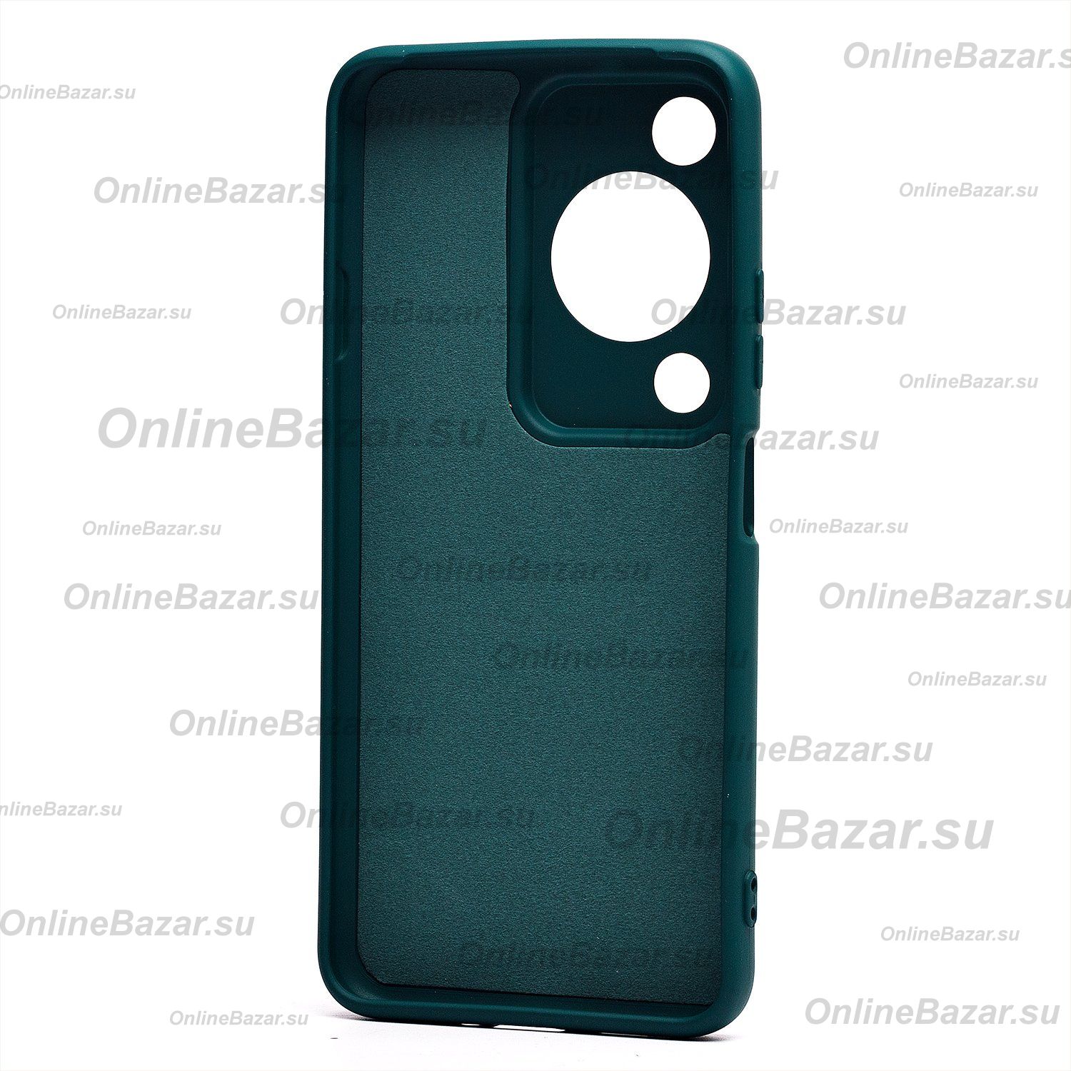 Чехол для Huawei Nova Y72 силиконовый Soft Touch 2 <темно-зеленый> ― OnlineBazar.su