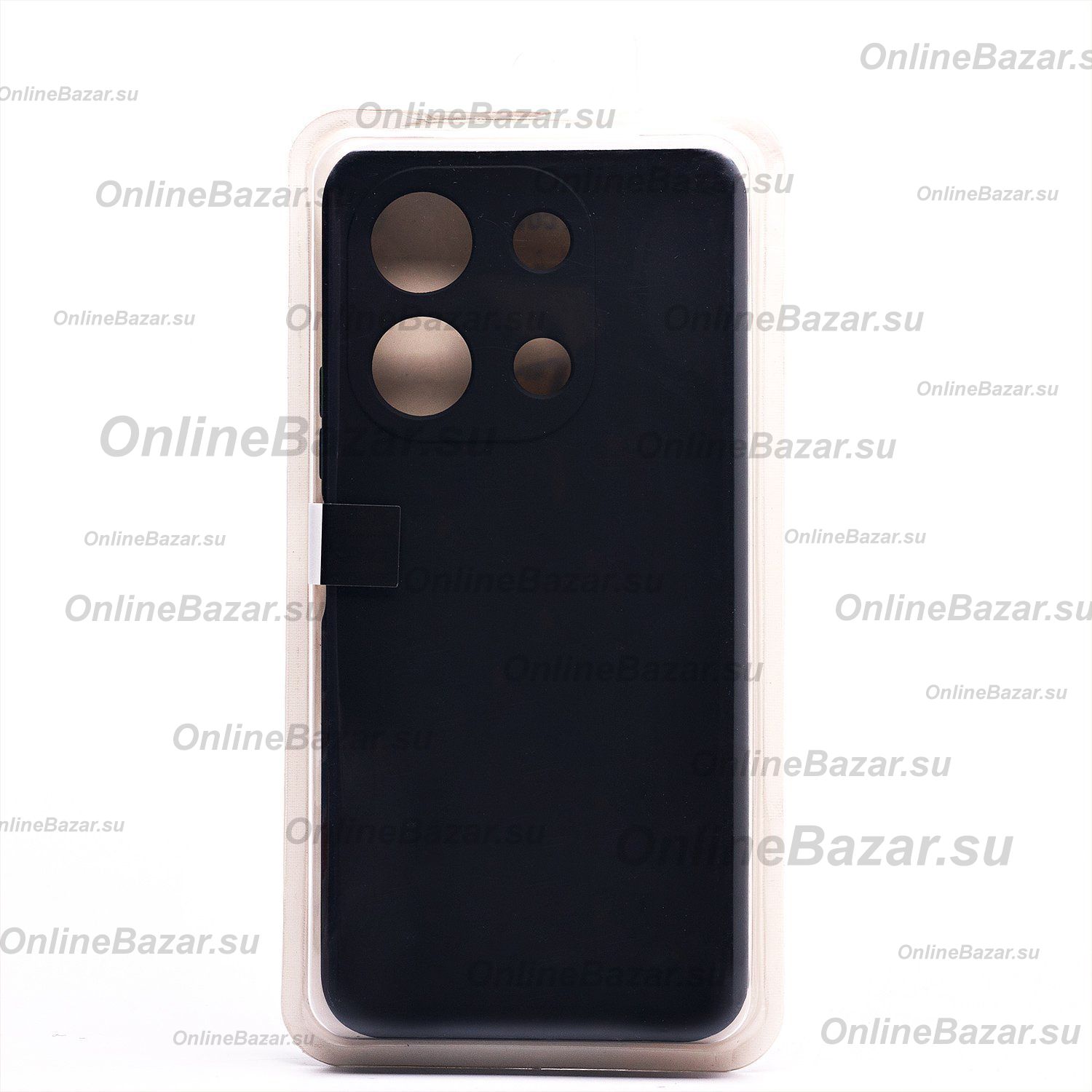 Чехол для Infinix Note 30i (X6716) силиконовый Soft Touch 2 <черный> ― OnlineBazar.su