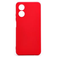 Чехол для Oppo A17 силиконовый Soft Touch 4 <красный> ― OnlineBazar.su